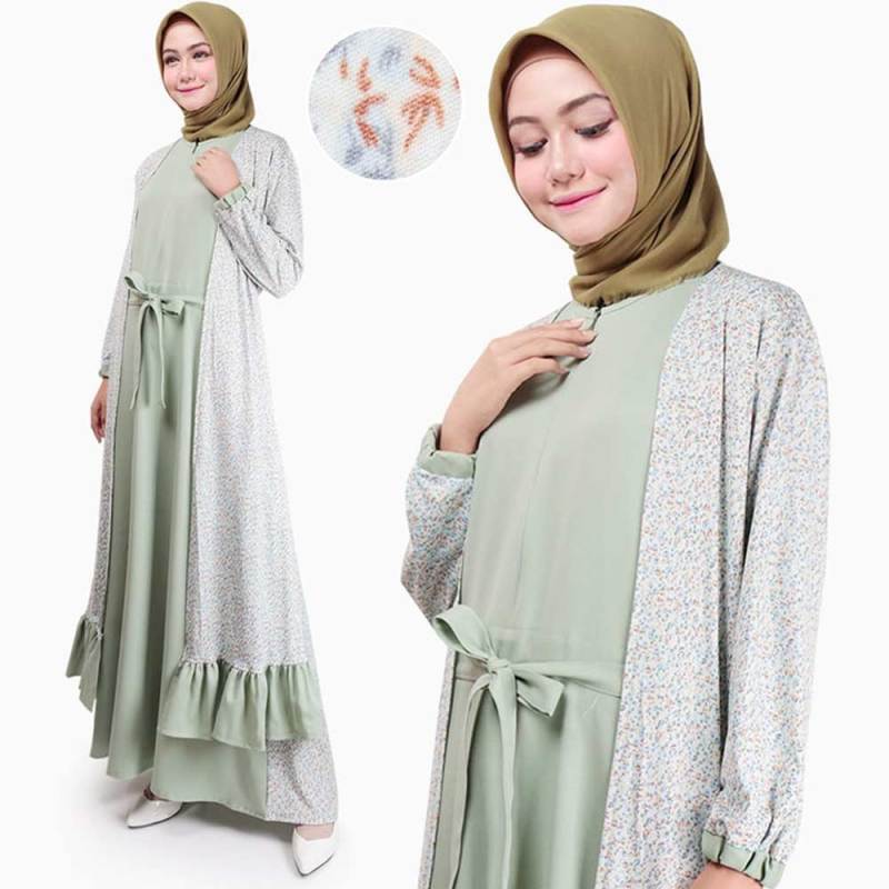 Dress hijau mint online