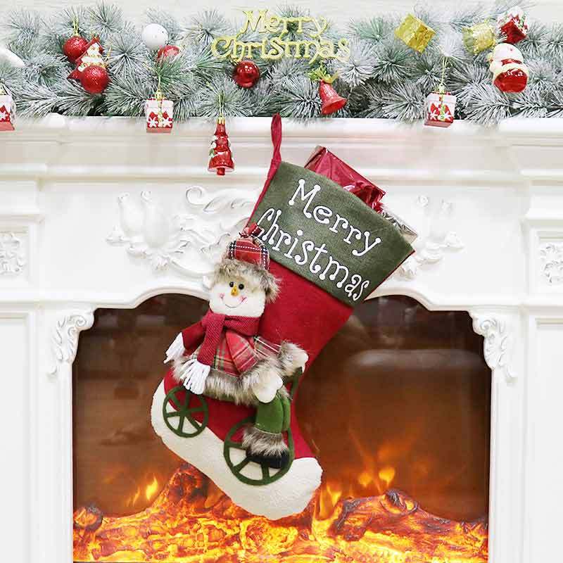Jual H Ikea Christmas Stockings Santa Claus Elk Snowman Hanging Stockings Decorations Online November 2020 Blibli Com