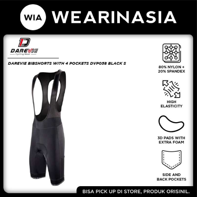 Darevie Bibshorts with 4 Pockets DVP058 
