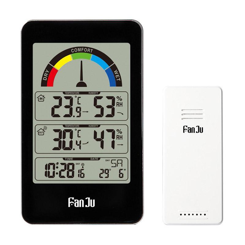 Jual Fanju 3356 Lcd Digital Weather Station Clock Household Fanju 3356 Lcd Digital Weather Station