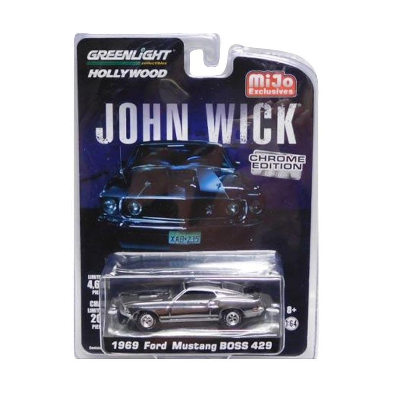 Jual Greenlight John Wick Green Machines Chrom 1969 Ford Mustang