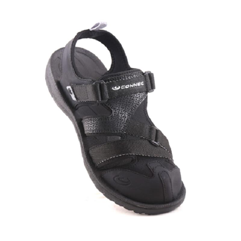 Promo Connec Columbia Sandal Gunung Pria 40 Black Grey Diskon 31