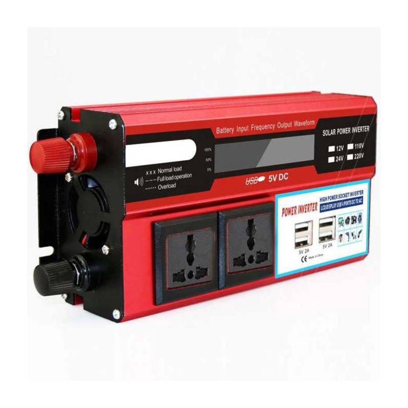 Jual Fyu Tech Mh1500 Doxin Car Power Inverter Dc 12v To Ac 220v 1500w 4 Usb Port Murah Mei 2021 