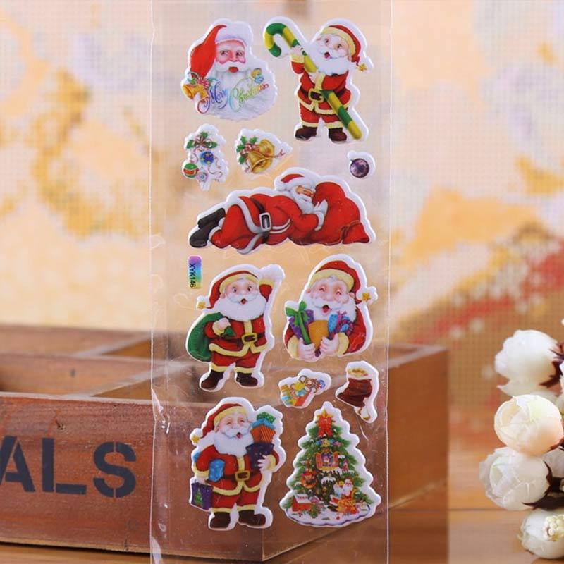 100 Holiday Gift Tag Stickers in Dispensing Box Christmas Theme #2