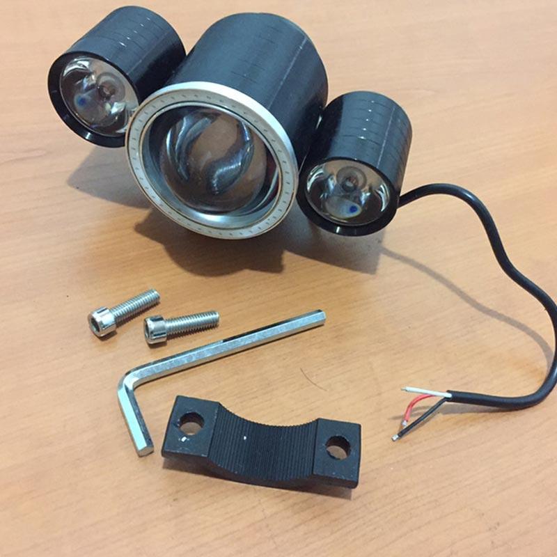 lampu tembak sorot cree led 3 in 1 u18 transformer flash blitz angel eyes motor mobil universal