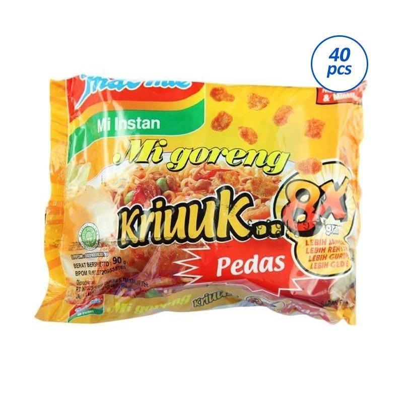 Whs Medan Indomie Goreng Kriuk Pedas Mie Instan 90 G 40 Pcs Terbaru Agustus 2021 Harga Murah Kualitas Terjamin Blibli