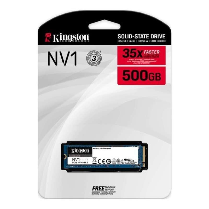 SSD KINGSTON 500GB NV1 PCIe NVMe (SNVS/500G) SSD KINGSTON NV1