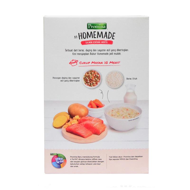Jual Promina Rasa Salmon Kentang Wortel Homemade Bubur Bayi 8 100 G Online April 2021 Blibli