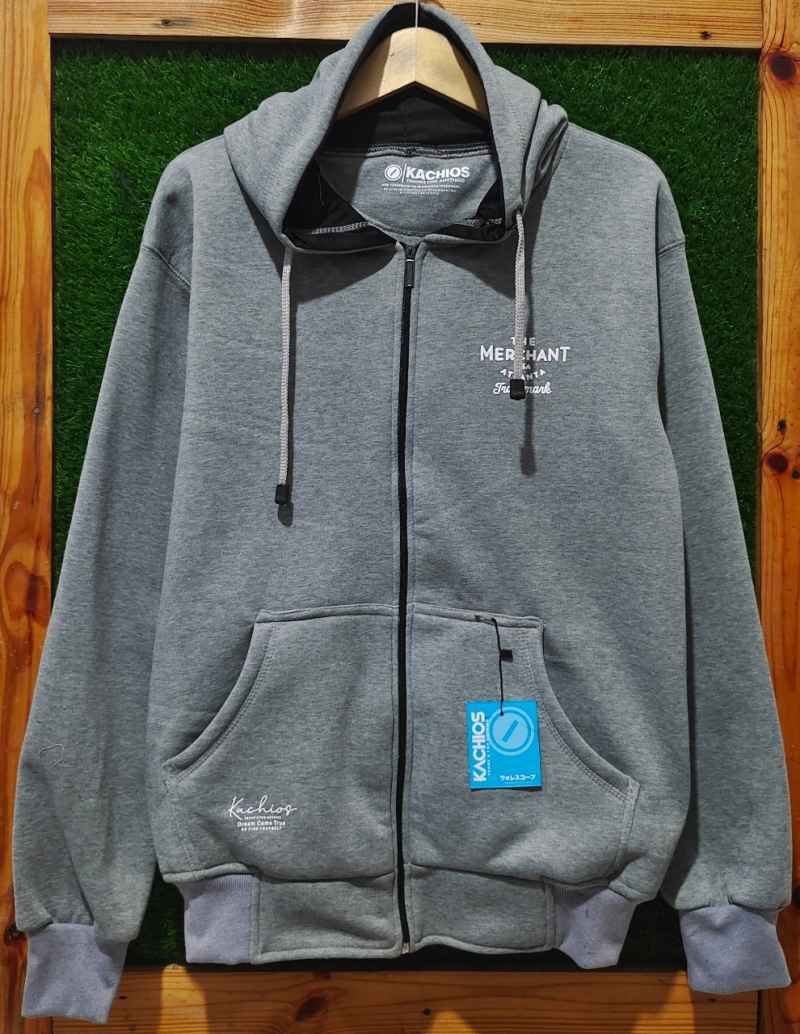 Sweater with hoodie best sale and zipper
