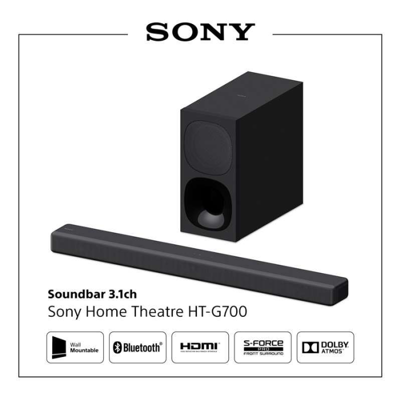 SONY HT-G700 SOUNDBAR WITH BLUETOOTH DOLBY ATMOS