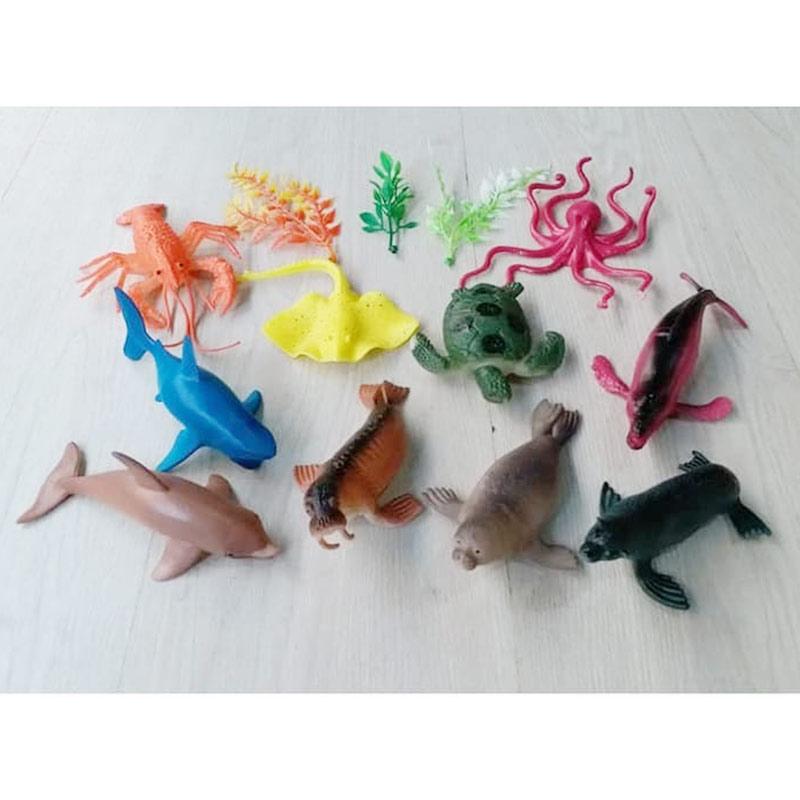 Jual Mainan Hewan Binatang Laut Isi 10 Pcs Murah Februari 2020