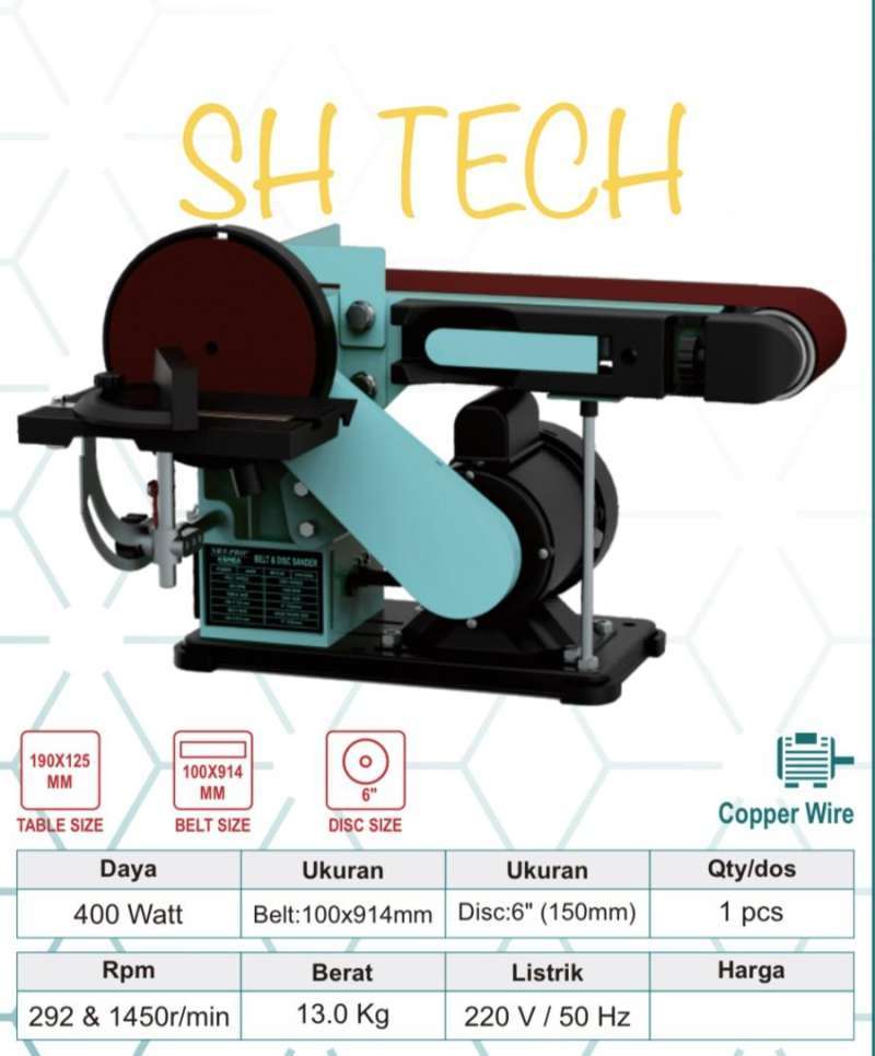 Harga mesin store belt sander