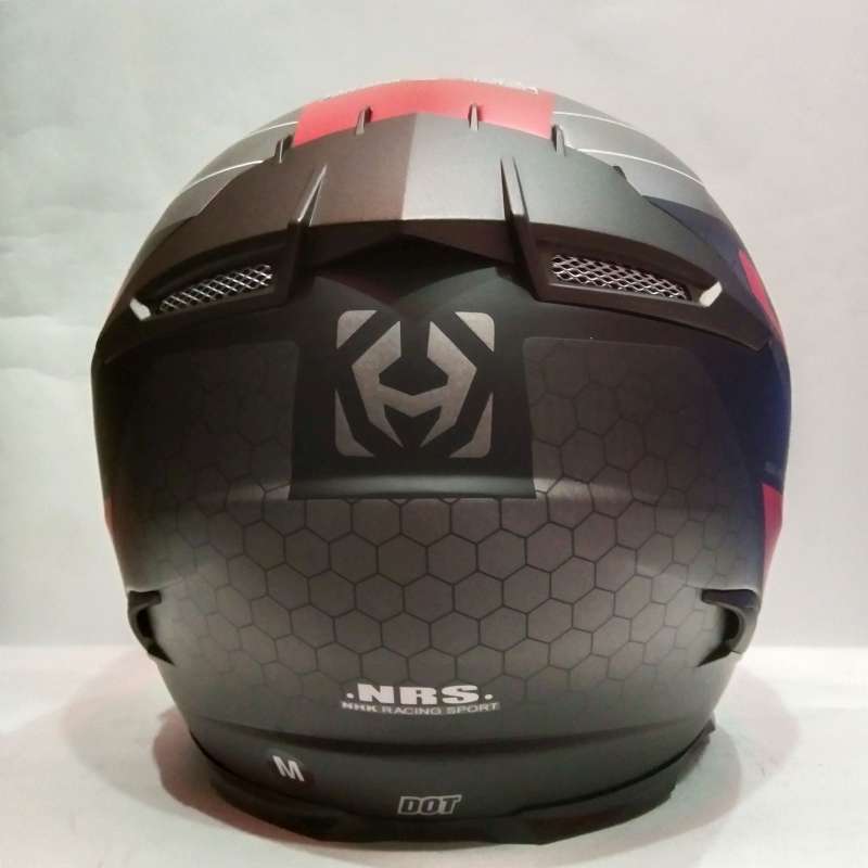 Helm Full Nhk Nrs Full Face Helm NHK RX9 Motif Navy Light Tosca