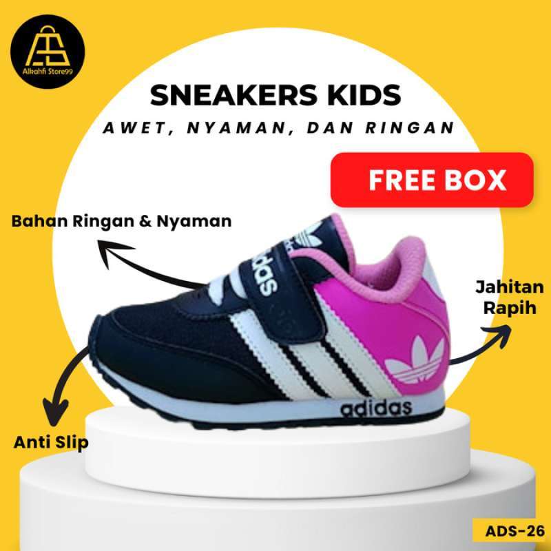 Jual ORIGINAL TERBARU TERMURAH TERLARIS Sepatu Sneakers Sekolah