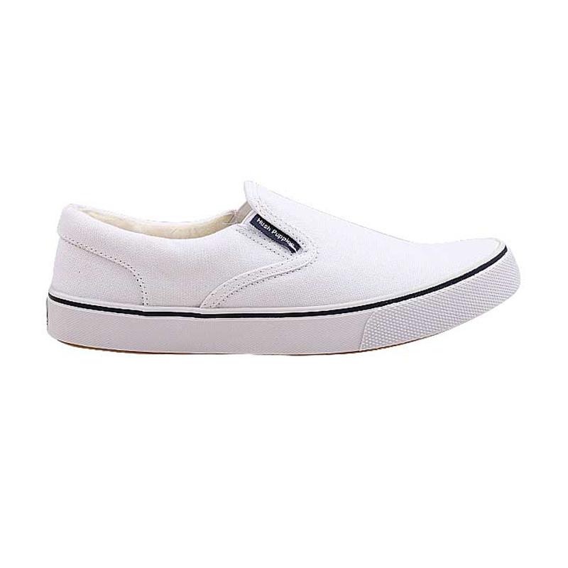 mens white canvas slip on sneakers