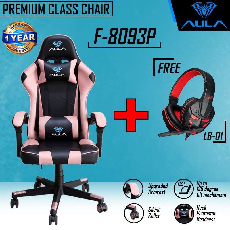 Jual Kursi Gaming/gaming Chair Termurah Aula F8093 Premium Class