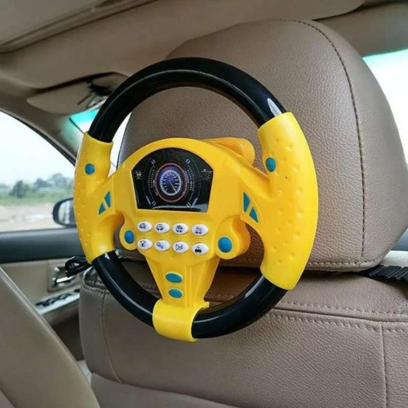 Backseat driver steering wheel top