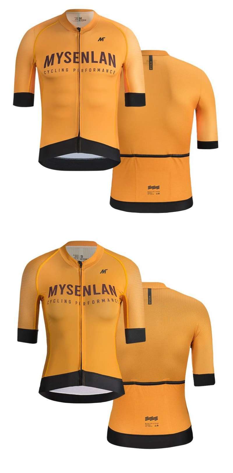 Promo Jersey Mysenlan Dawn Almond Yellow Short Sleeve Diskon 7% Di