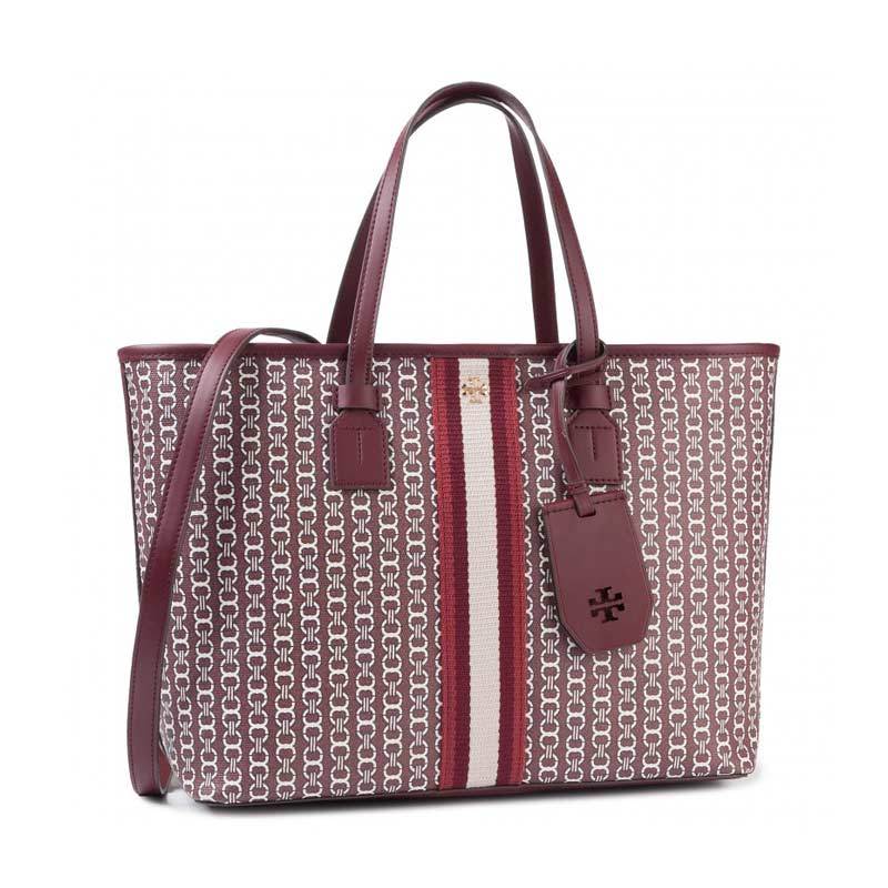 Gemini link canvas tote tory burch top