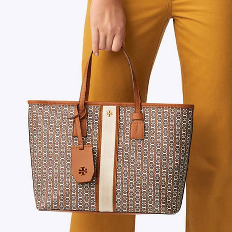 gemini link canvas tote tory burch