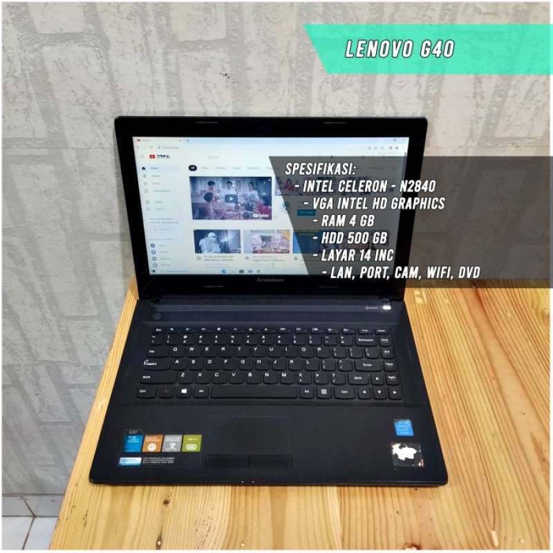 Lenovo G40 Lenovo Amd 4000 Laptop G40 80 Lenovo Core I3 4030u Jual - Main Image