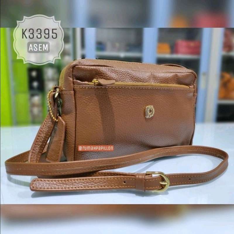 Jual Tas Selempang Wanita Kulit Asli Merk Papillon Original