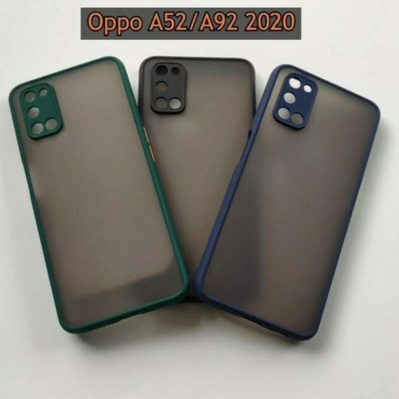 Jual Case Oppo A92 Socproof Transparent Premium Hard Case di