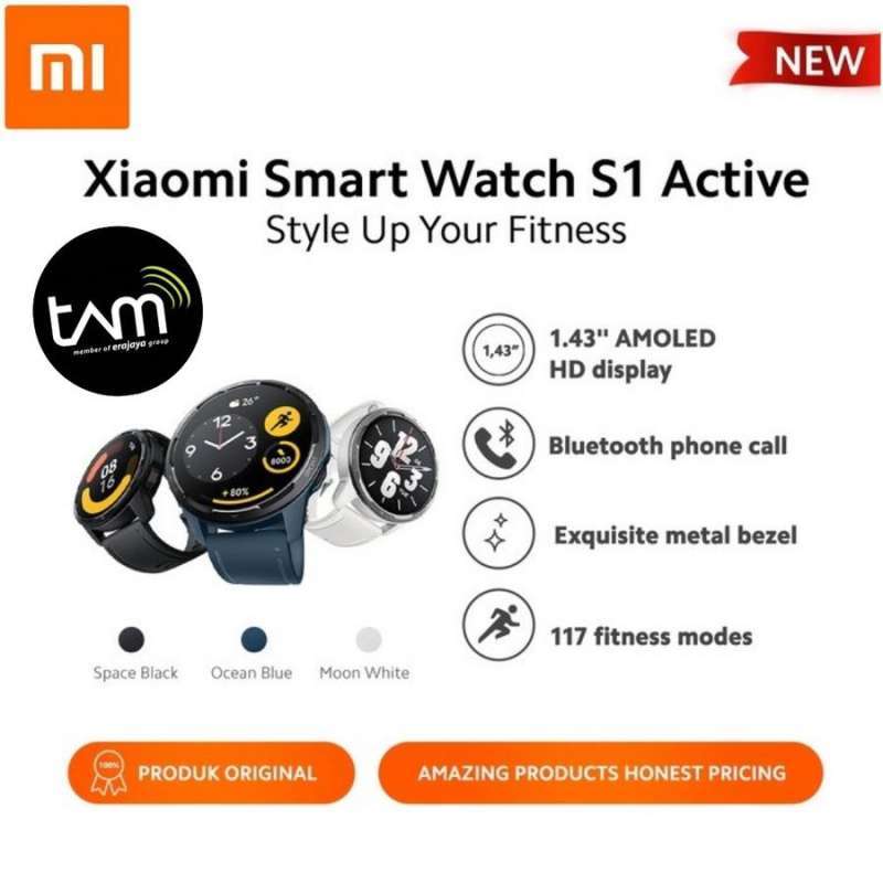 Jual Mi Watch S1 Active Smart Watch Sport Xiaomi Watch Garansi
