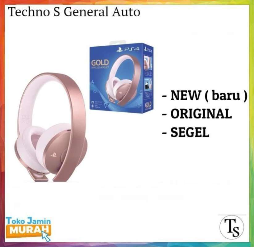 Sony PS4 Headset Wireless Gold Headset PS4 Gold Head Set PS Gold