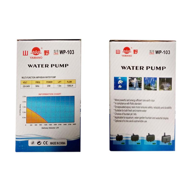 Jual Yamano Wp 103 Pompa Air Aquarium Kolam Ikan 1300l Jam Celup