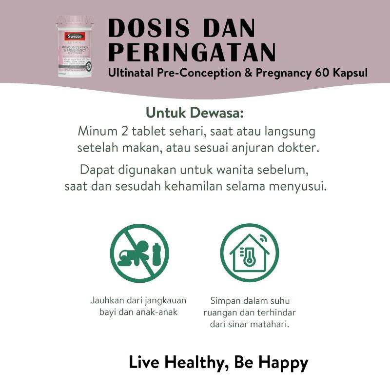 Jual Swisse Ultinatal Pre Conception Pregnancy Multivitamin 60 Kapsul Murah September 2020 Blibli Com