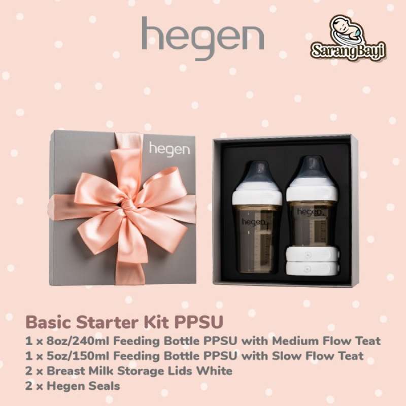 Breast Milk Storage Bottle Hegen Pcto Basic Starter Kit Set PPSU