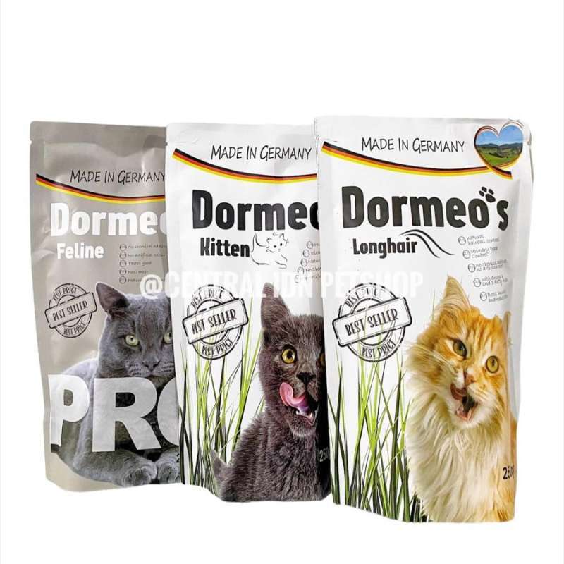 Jual Dormeos kitten 250 gram Makanan kucing Cat dry food di