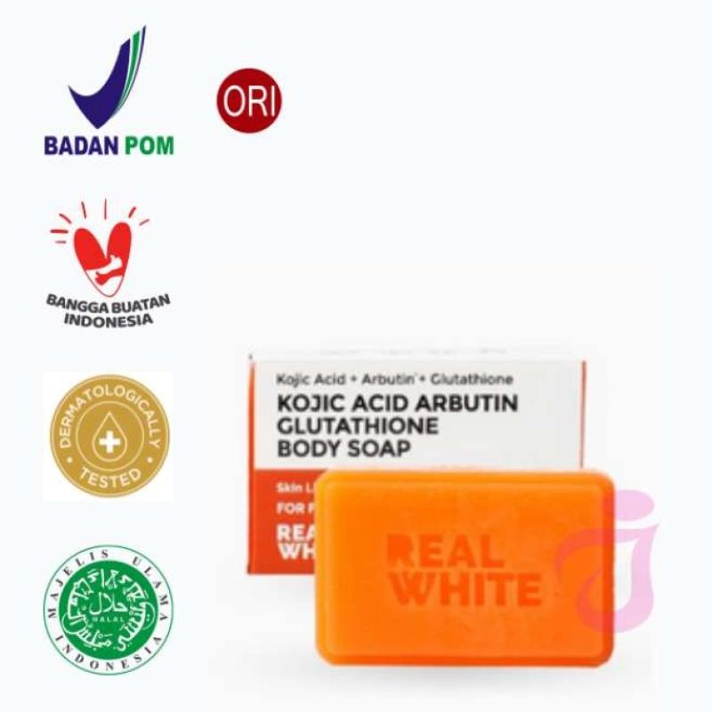 Jual Real White Kojic Acid Arbutin Glutathione Body Soap - Sabun Mandi  Batang Collagen Dan Vitamin C Mencerahkan Mengandung Antioksidan Bisa Untuk  Wajah Di Seller Jocelyn_room - Ngestiharjo, Kab. Bantul | Blibli