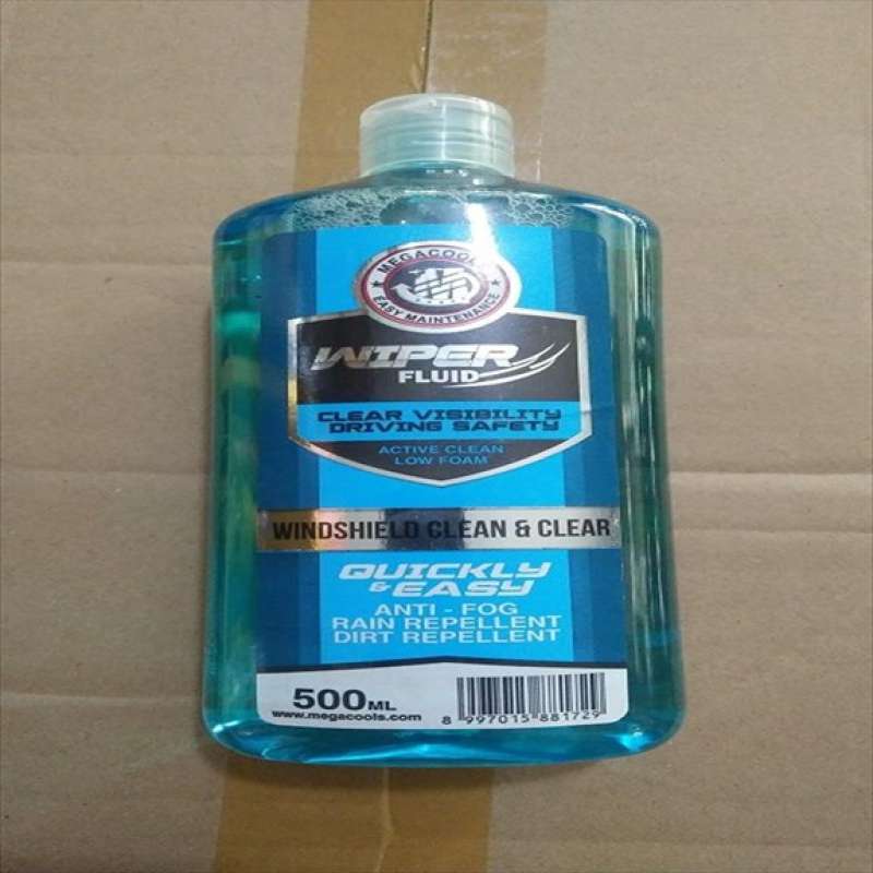 Jual Air Cairan Wiper Fluid Kaca Pembersih Mobil Megacools 500ml