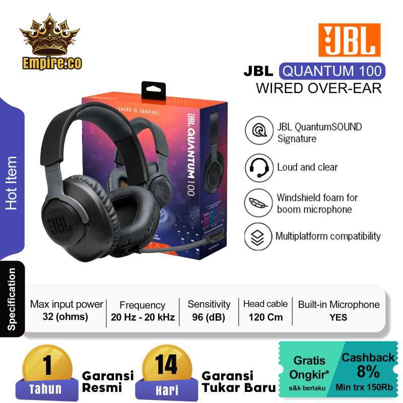 Jbl quantum 100 harga sales