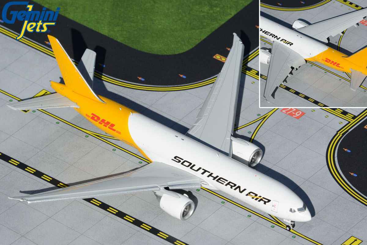 Gemini Jets Southern Air B777LRF N775SA Flaps Down 1/400 Scale