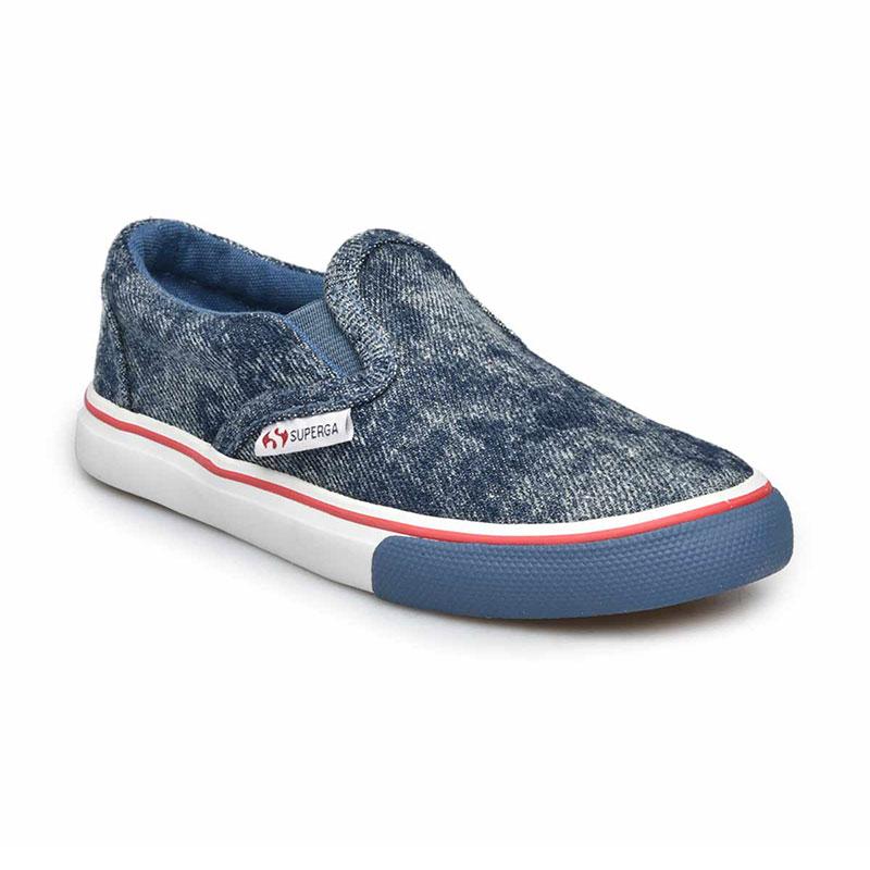 Promo Superga Kids 2311 Jeanstiedyej Sepatu Anak Perempuan Blue