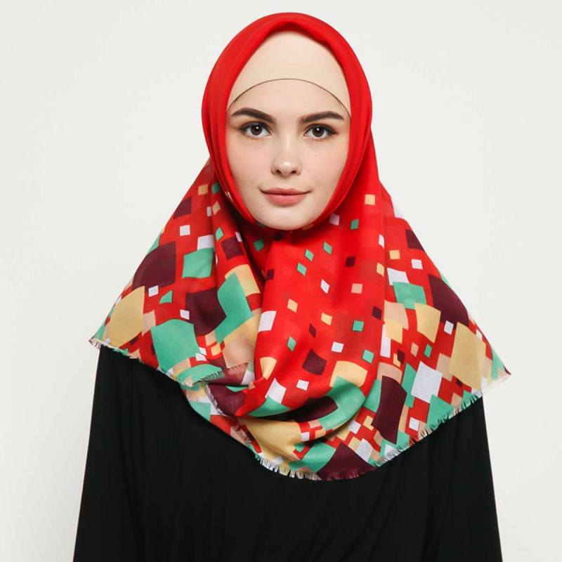 Jual Ansania Saudia Rawis Motif Diamon Hijab Segiempat Online Desember 2020 Blibli