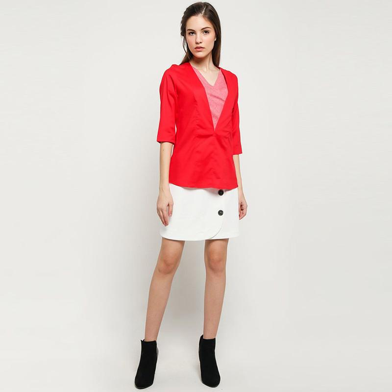 Jual Cressida Bfsc 883736 Ladies Jasmine Blouse Wanita Red Online September 2020 Blibli Com