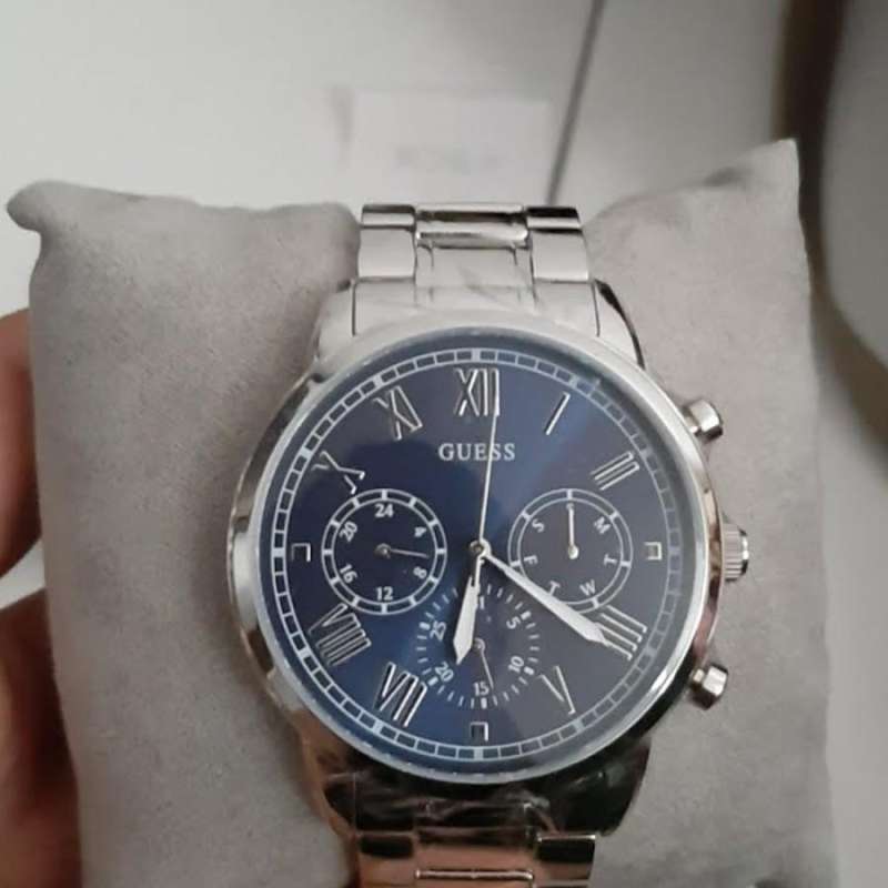 Jual GUESS W1309G1 Jam Tangan Pria Original Silver di Seller
