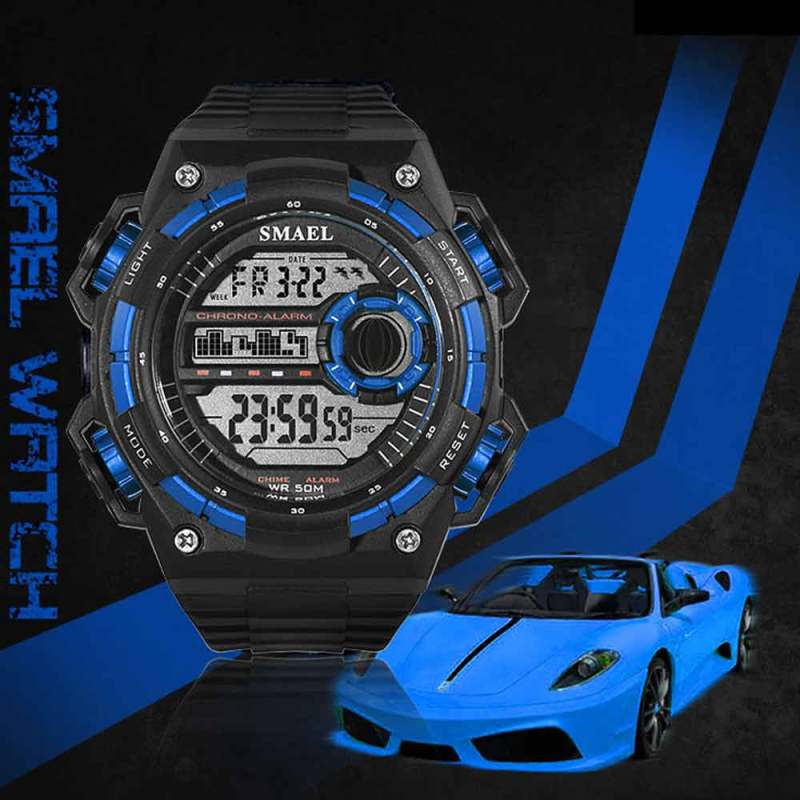 Jual Smael Sport Digital Led Jam Tangan Pria 1438b Original Water Resist 5 Bar Online Desember 2020 Blibli