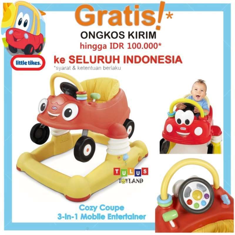 Little tikes cozy coupe 3 in 1 mobile entertainer clearance
