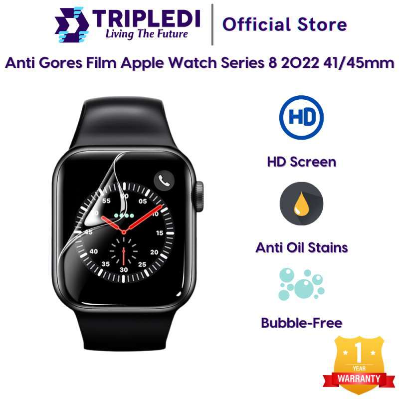 Promo Tripledi Anti Gores Film Apple Watch Series 8 2022 Screen Guard Pelindung Layar Iwatch 41mm 45mm Anti Scratch Waterproof Protector Smartwatch Diskon 9 Di Seller Tripledi Official Store Medang Ka...