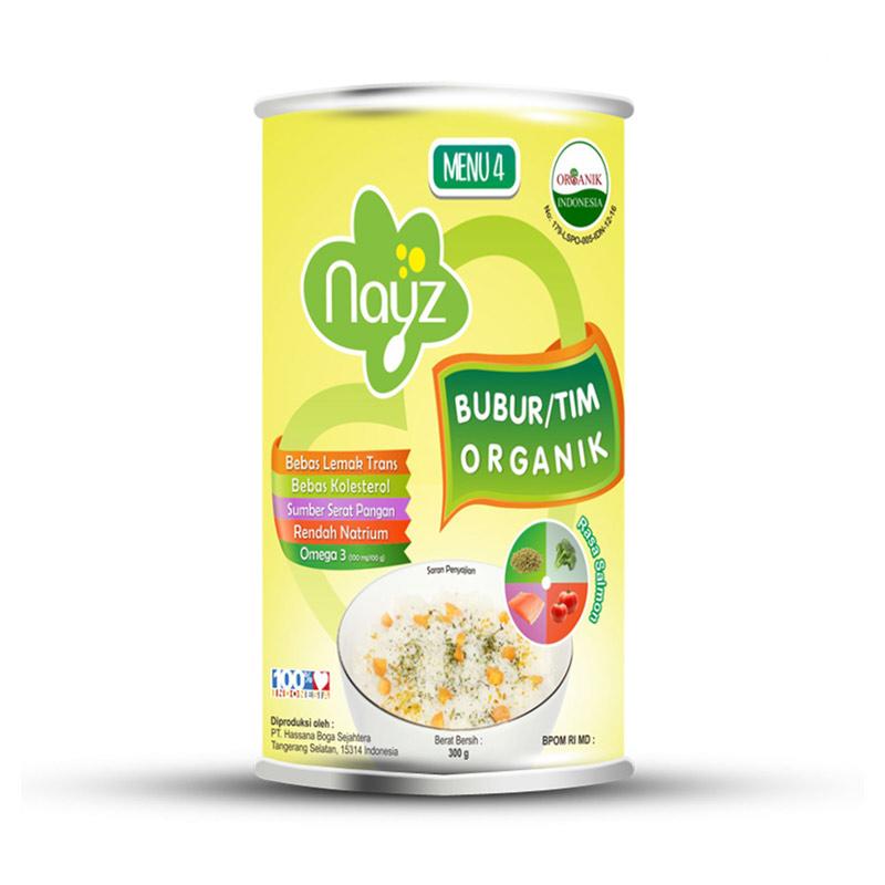 Jual Nayz Bubur Beras Tim Mpasi Bayi Organik Menu 4 Rasa Ikan Salmon 300 G Terbaru Juni 2021 Blibli