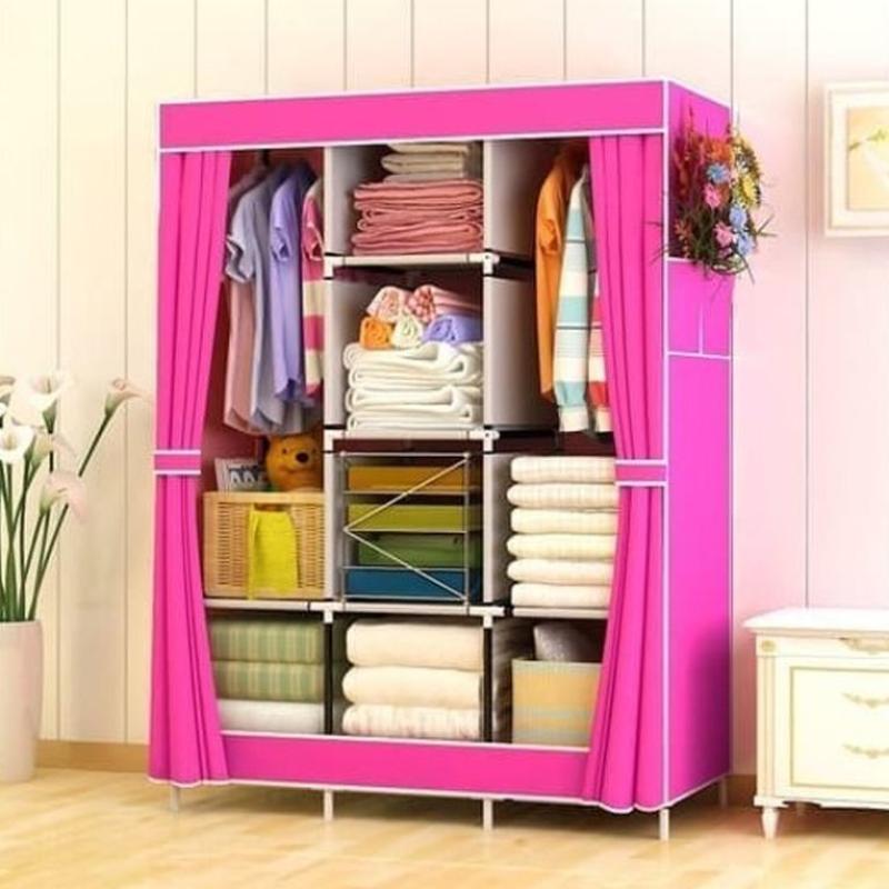 Jual Lemari Gy 28 Motif Rak Baju Serbaguna Motif Pink Polos Online September 2020 Blibli Com