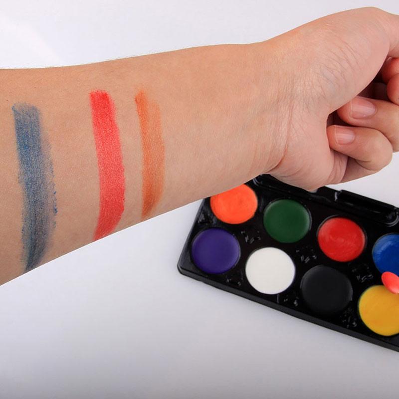 Jual H Ikea Face Paint 8 Colors Set Washable Non Toxic Paints Halloween Cosplay Body Painting Palette Party Fancy Makeup Tools Online September 2020 Blibli Com