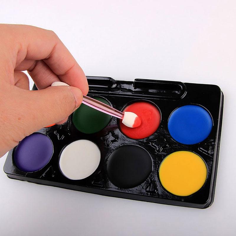 Jual H Ikea Face Paint 8 Colors Set Washable Non Toxic Paints Halloween Cosplay Body Painting Palette Party Fancy Makeup Tools Online September 2020 Blibli Com