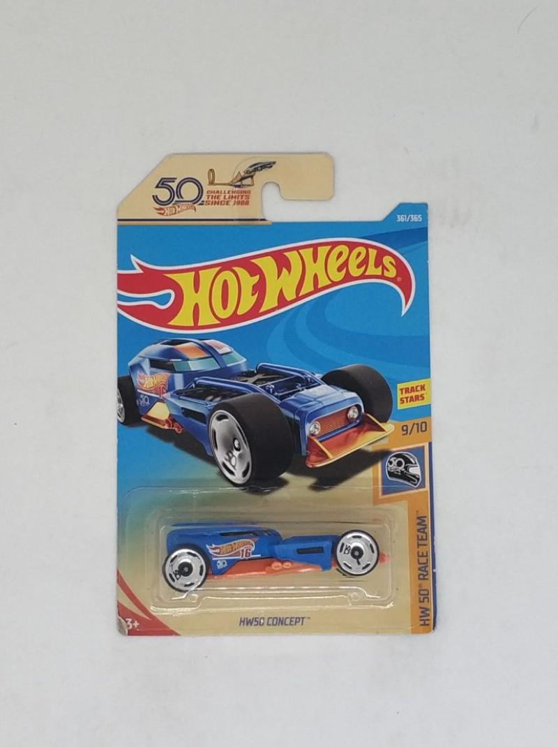 Jual Hot Wheels HW 50th Race Team HW50 Concept Blue di Seller