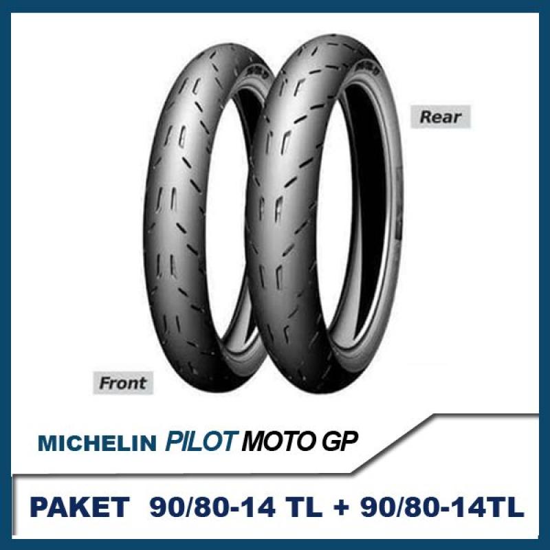 Jual Michelin Paket Ban Pilot Motogp 90 80 14 90 80 14 Ban Tubeless Road Race Terbaru Juni 2021 Blibli
